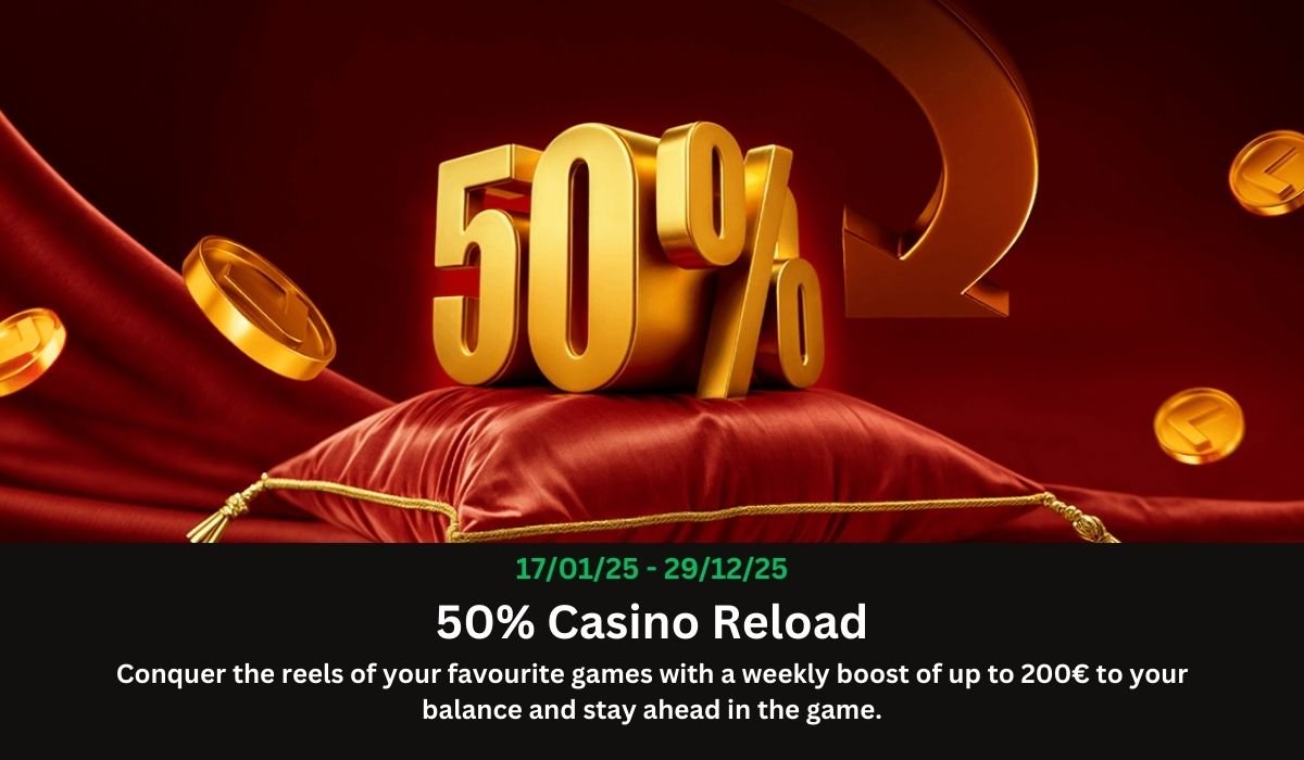 50% Casino Reload