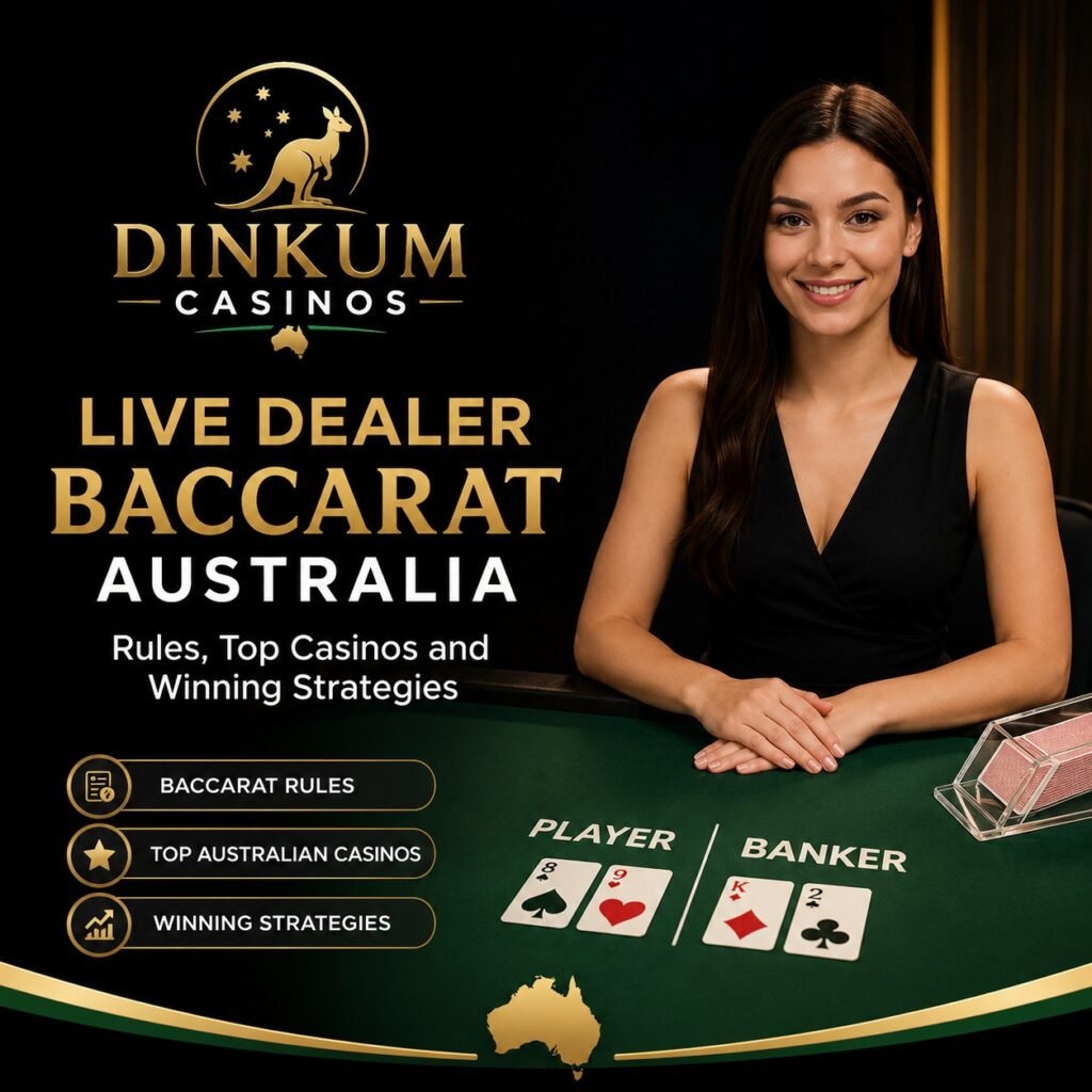 Live Dealer Baccarat Australia Rules, Top Casinos and Winning Strategies