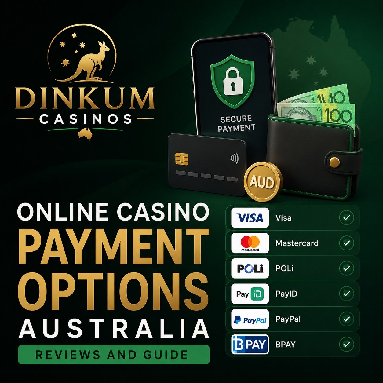 Online Casino Payment Options Australia Reviews and Guide